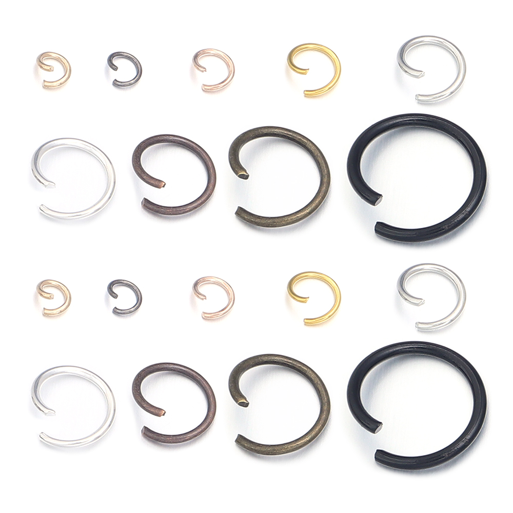 200pcs/lot Metal Open Jump Rin - огляд і ціна Jewelry Making Closed Jump Rings
