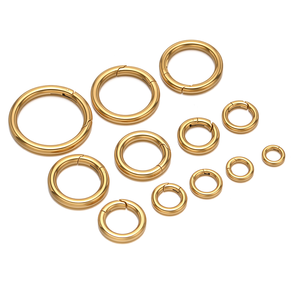 2Pcs/Lot Round Spring Clasps S - огляд і ціна Jewelry Making Material