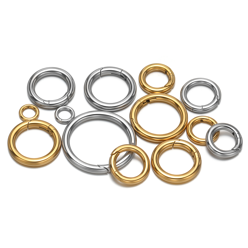2Pcs/Lot Round Spring Clasps S - огляд і ціна Jewelry Making Material