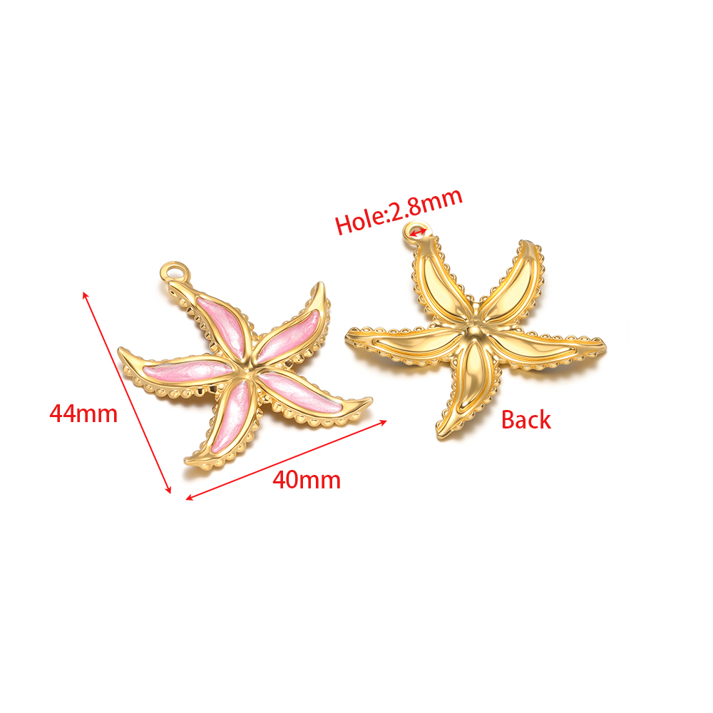 4pcs Stainless Steel Enamel St - огляд і ціна Jewelry Making Supplies Wholesale