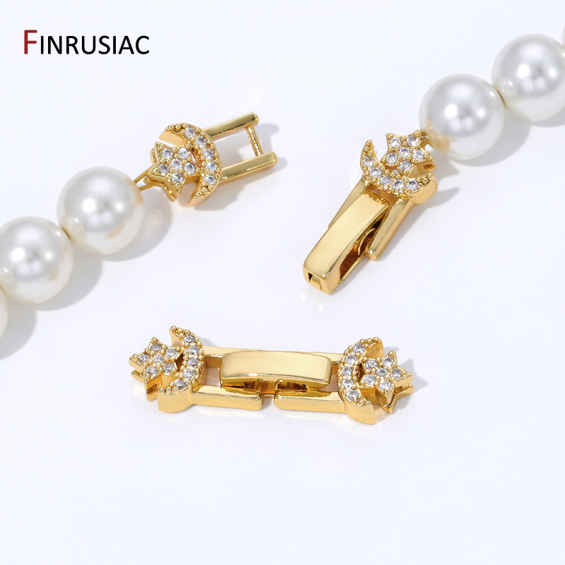 18K Gold Plated Brass Pearl Cl - огляд і ціна Jewelry Making Essentials