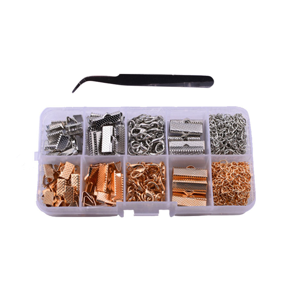 371pcs Golden Necklace Buckle  - огляд і ціна Jewelry Making Tool Kit