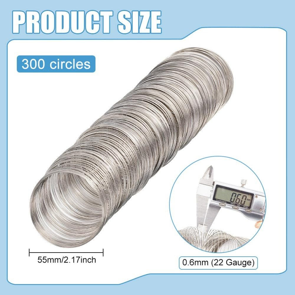 300 Loop Jewelry Wire Memory B - огляд і ціна Memory Wire Bracelet