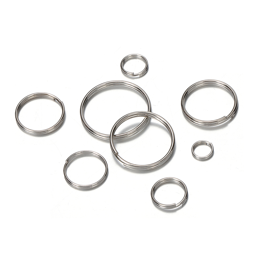 50pcs 6/8/10/12/14/16/18/20mm  - огляд і ціна Jewelry Making Closed Jump Rings