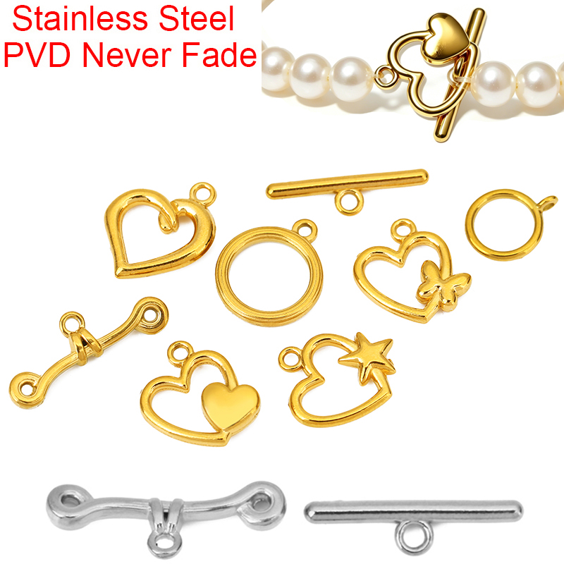 5sets PVD Never Fade Stainless - огляд і ціна Jewelry Making Material