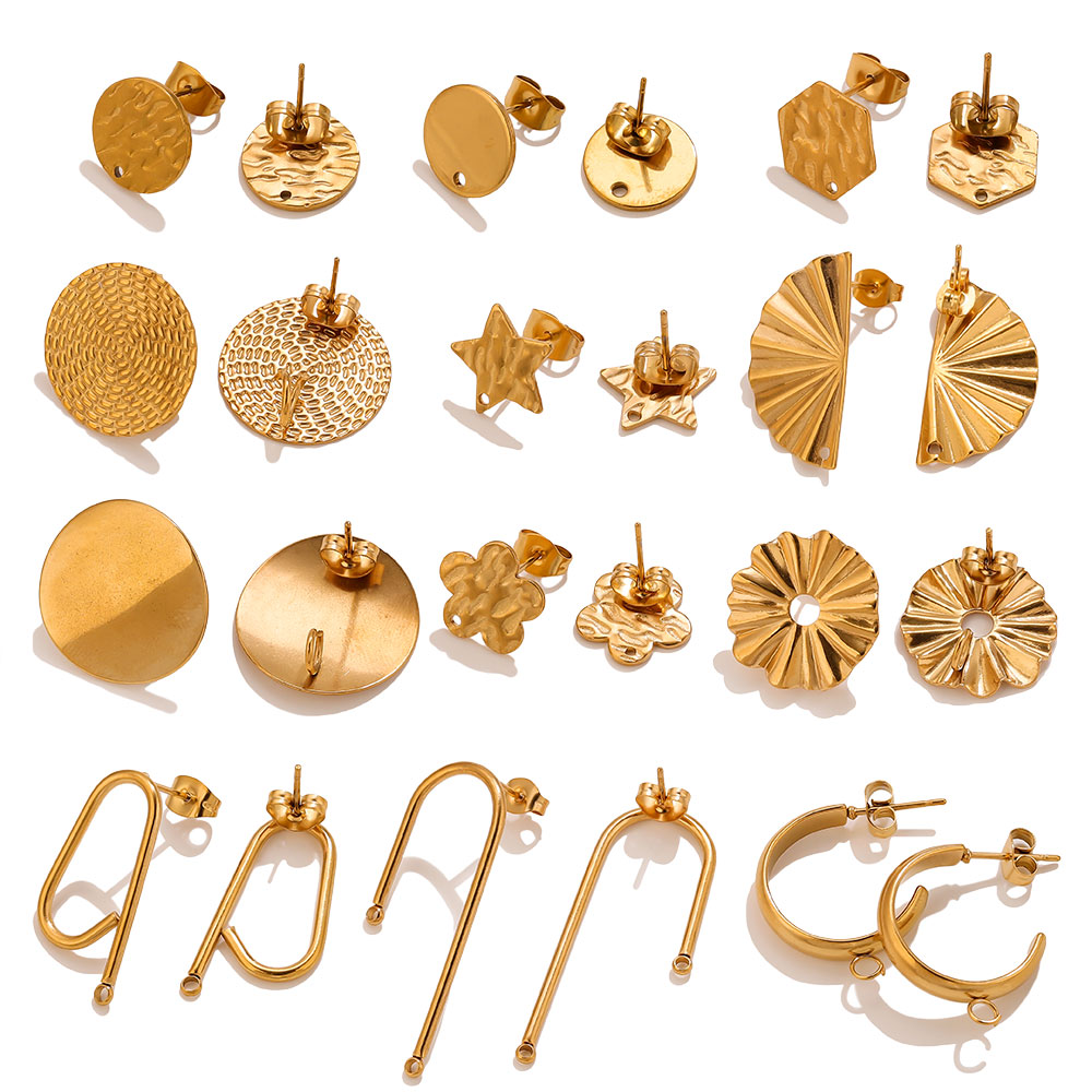 10pcs Stainless Steel Earrings - огляд і ціна Jewelry Making Supplies Wholesale