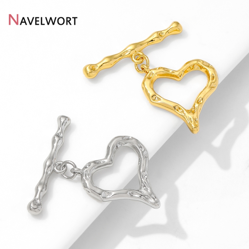 18K Gold Plated Heart Shape OT - огляд і ціна Jewelry Making Material