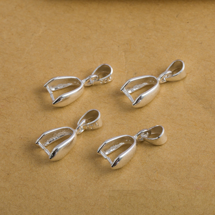 10Pcs 925 Stering Silver Plate - огляд і ціна Jewelry Making Material