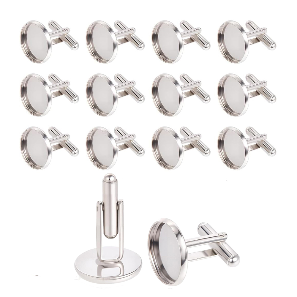 20Pcs Stainless Steel Round Cu - огляд і ціна Jewelry Making Tray