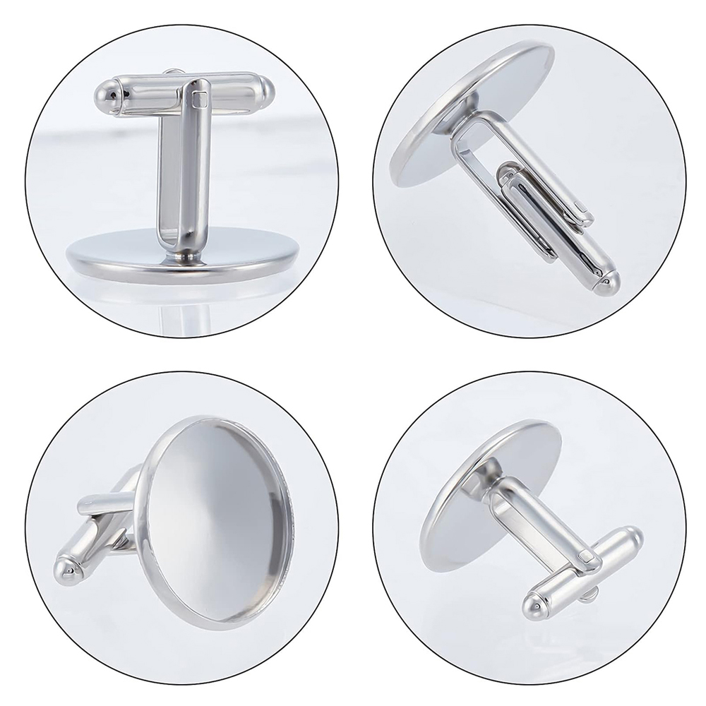 20Pcs Stainless Steel Round Cu - огляд і ціна Jewelry Making Tray