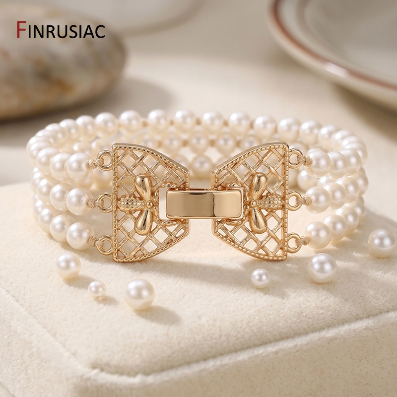 14K Gold Plated Brass 3-Row Pe - огляд і ціна Jewelry Making Essentials