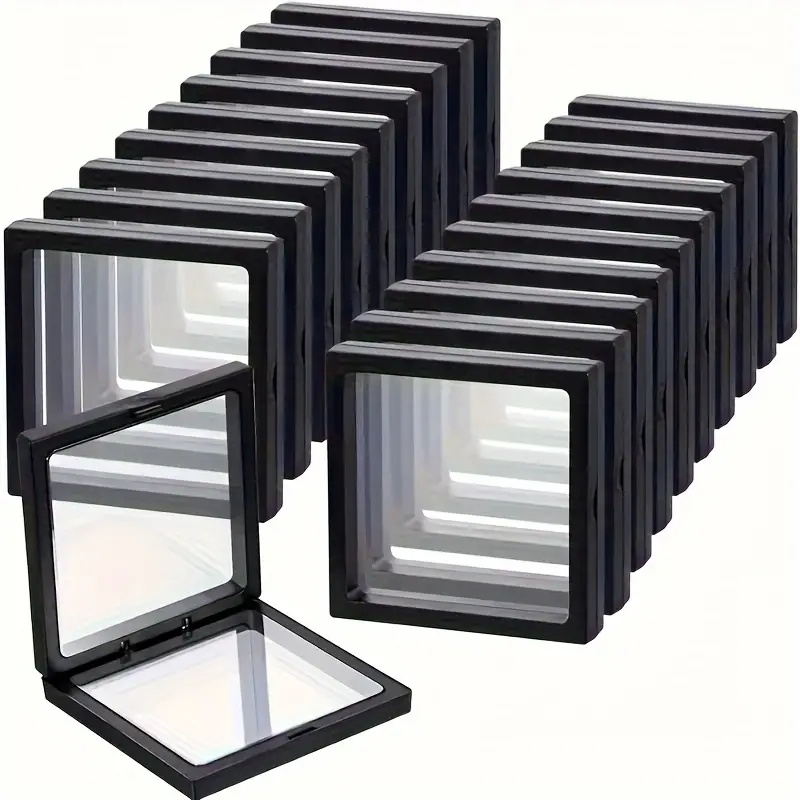 20Pcs Clearview 3D Floating Di - огляд і ціна Jewelry Making Tray