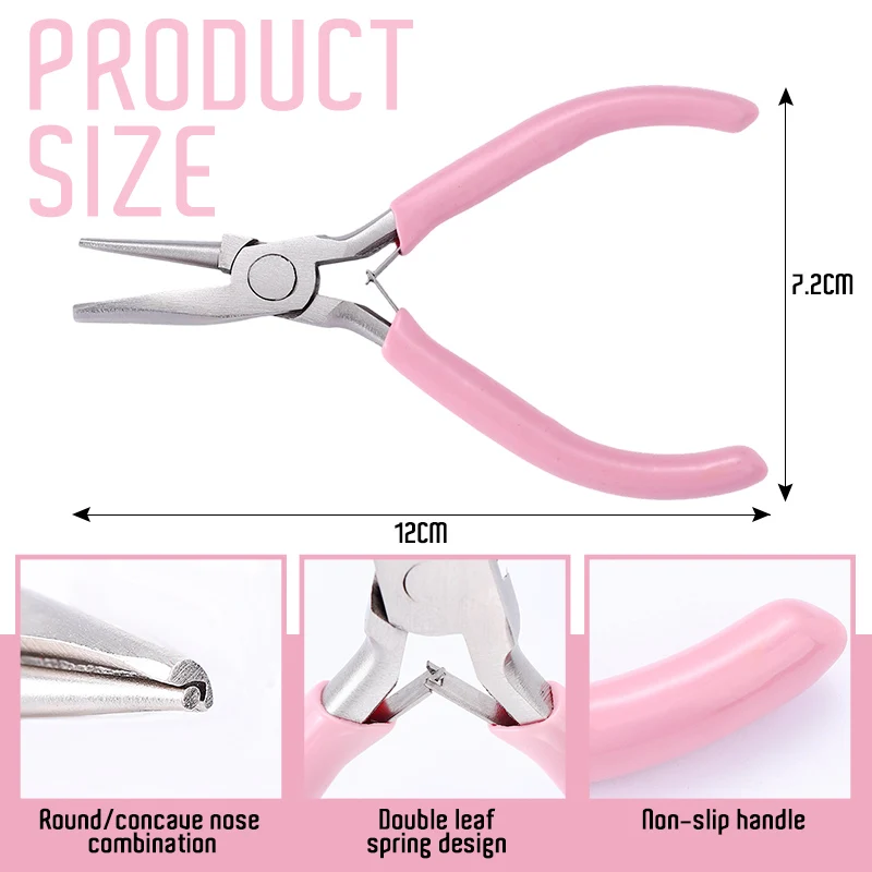 1Pcs Pink Wire Bending Tools R - огляд і ціна Jewelry Making Loop Pliers
