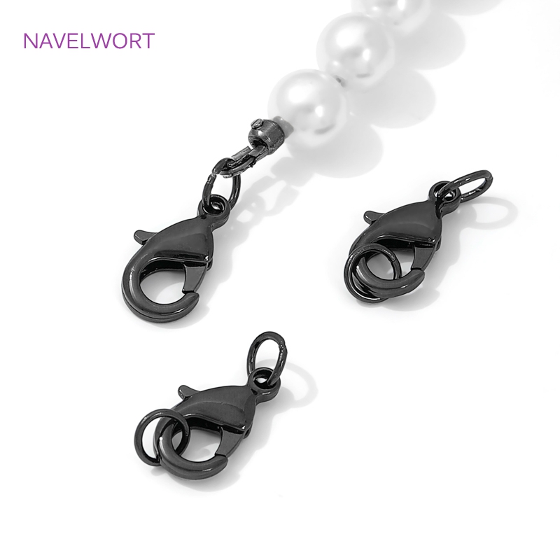 Black Color Brass Lobster Clas - огляд і ціна Jewelry Making Items