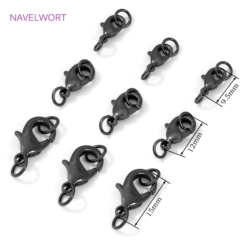 Black Color Brass Lobster Clas - огляд і ціна Jewelry Making Items