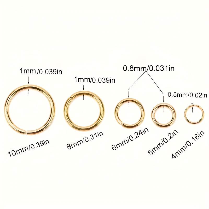 100 Jewelry Connecting Rings 3 - огляд і ціна Jewelry Making Supplies Wholesale