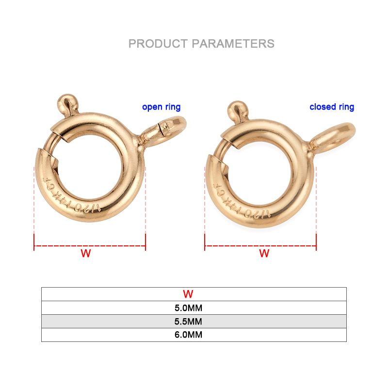 14K Gold Filled Spring Ring Cl - огляд і ціна Jewelry Making Essentials